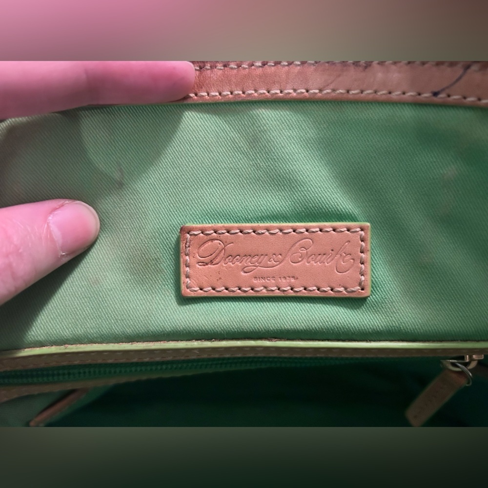 Disney x Dooney & Bourke Character Print Satchel | Leather Trim | Rare Print - Picture 10 of 16